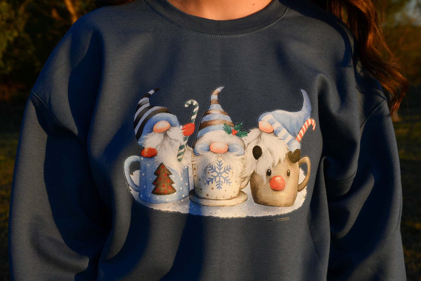 Merry Gnomemas Blue