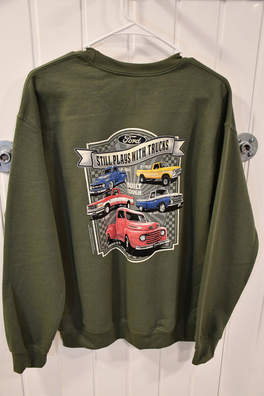 Still Plays With Trucks Crewneck