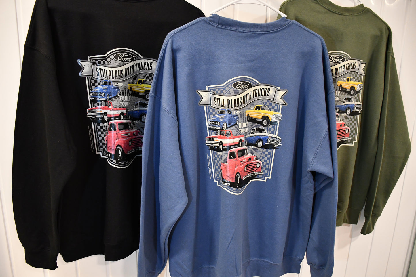 Still Plays With Trucks Crewneck