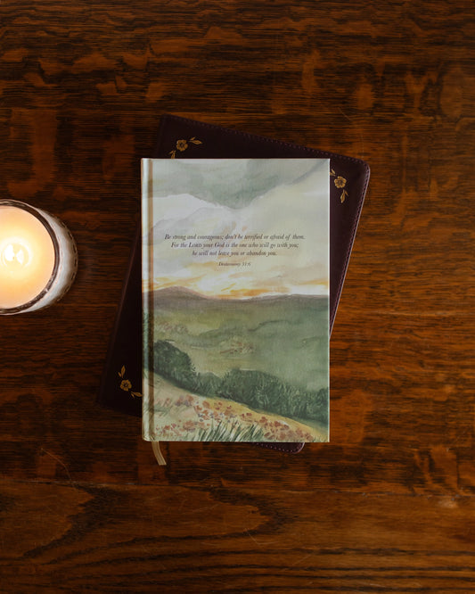 Strong and Courageous Lined Journal